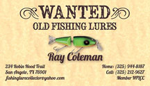 Ray Coleman Calling Card